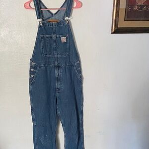 Levi's Classic Blue Denim Overalls